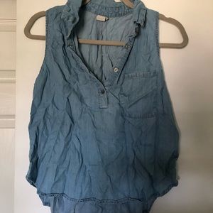 Denim blouse